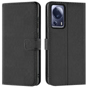 Xiaomi 13 Lite Klapphülle in Schwarz mit Kartenfächern und Schutz