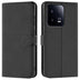 Xiaomi 13 Pro Klapphülle in Schwarz mit Kartenfächern und Schutz