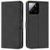 Xiaomi 14 Klapphülle in Schwarz mit Kartenfächern und Schutz