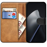 Xiaomi 15T Pro Klapphülle in Schwarz mit Kartenfächern und Schutz