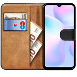 Xiaomi Mi 10 Lite Klapphülle in Schwarz mit Kartenfächern und Schutz