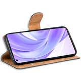 Xiaomi Mi 11 Lite 4G/5G Klapphülle in Schwarz mit Kartenfächern und Schutz