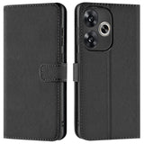 Xiaomi Poco F6 Klapphülle in Schwarz mit Kartenfächern und Schutz