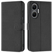 Xiaomi Poco F7 Klapphülle in Schwarz mit Kartenfächern und Schutz