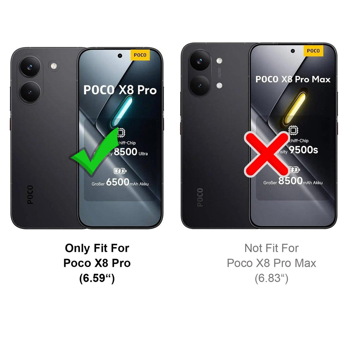 Xiaomi Poco X8 Pro - Klapphülle mit Kartenfächern