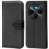 Xiaomi Redmi 14C Klapphülle in Schwarz mit Kartenfächern und Schutz
