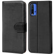 Xiaomi Redmi 9T Klapphülle in Schwarz mit Kartenfächern und Schutz