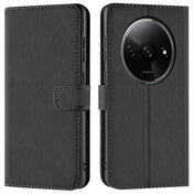 Xiaomi Redmi A3 Klapphülle in Schwarz mit Kartenfächern und Schutz