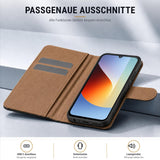 Xiaomi Redmi A7 Pro - Klapphülle mit Kartenfächern Schwarz