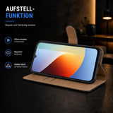 Xiaomi Redmi A7 Pro - Klapphülle mit Kartenfächern Schwarz