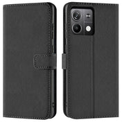 Xiaomi Redmi Note 13 4G Klapphülle in Schwarz mit Kartenfächern und Schutz