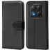 Xiaomi Redmi Note 14 Pro+ 5G Klapphülle in Schwarz mit Kartenfächern und Schutz