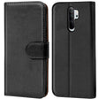 Xiaomi Redmi Note 8 Pro Klapphülle in Schwarz mit Kartenfächern und Schutz