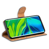 Xiaomi Redmi Note 8T Klapphülle in Schwarz mit Kartenfächern und Schutz