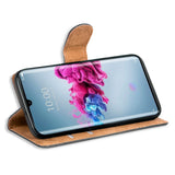 ZTE Axon 11 Klapphülle in Schwarz mit Kartenfächern und Schutz