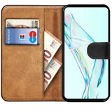 ZTE Axon 30 Klapphülle in Schwarz mit Kartenfächern und Schutz