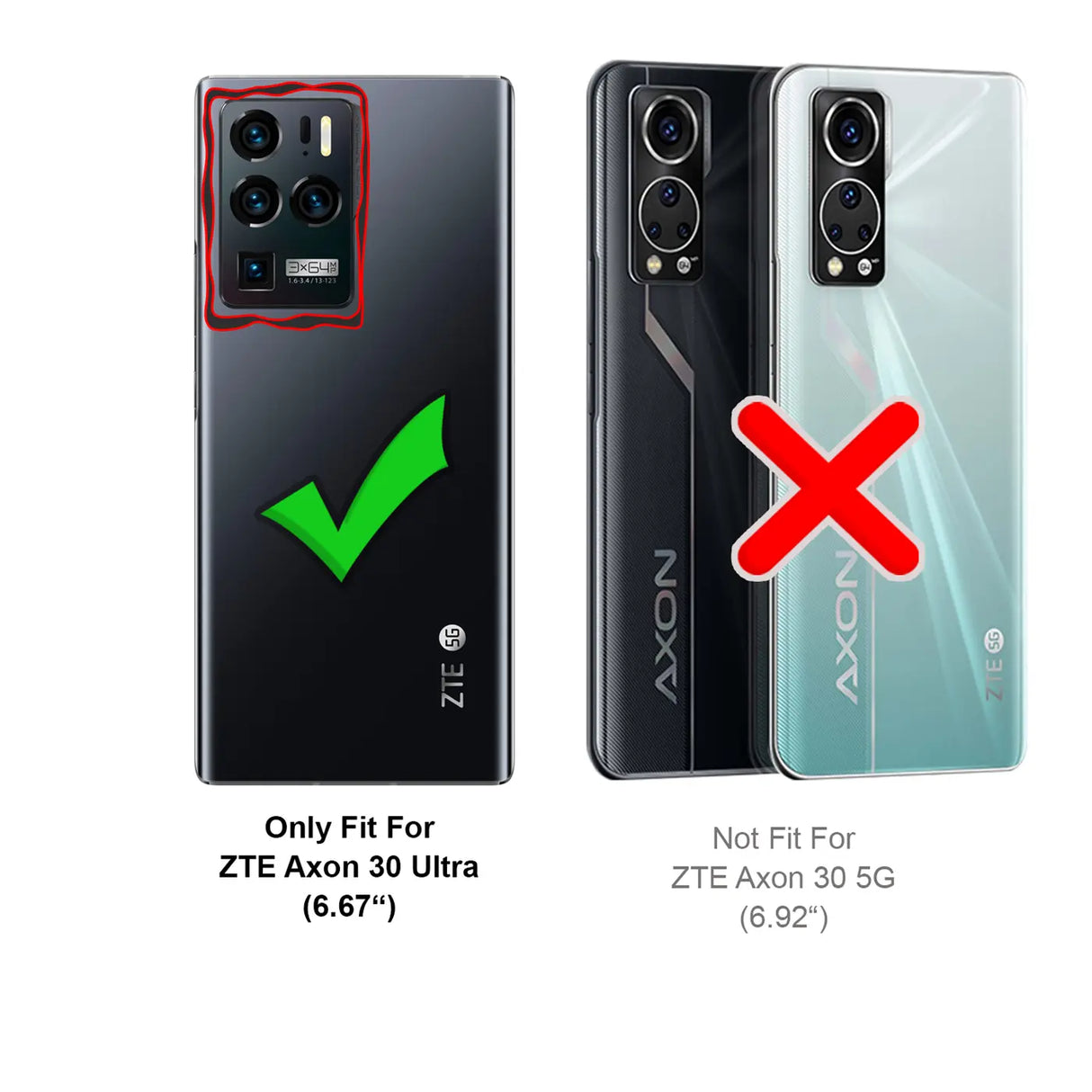 ZTE Axon 30 Ultra Klapphülle in Schwarz mit Kartenfächern und Schutz