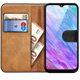 ZTE Blade 10 Smart Klapphülle in Schwarz mit Kartenfächern und Schutz