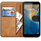 ZTE Blade A31 Lite Klapphülle in Schwarz mit Kartenfächern und Schutz