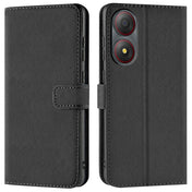 ZTE Blade A34 Klapphülle in Schwarz mit Kartenfächern und Schutz