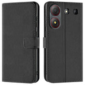 ZTE Blade A54 Klapphülle in Schwarz mit Kartenfächern und Schutz