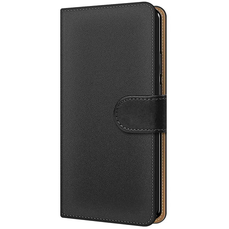 ZTE Blade A73 5G Klapphülle in Schwarz mit Kartenfächern und Schutz