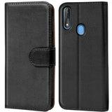 ZTE Blade 10 Klapphülle in Schwarz mit Kartenfächern und Schutz