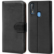 ZTE Blade 10 Klapphülle in Schwarz mit Kartenfächern und Schutz