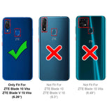 ZTE Blade 10 Vita Klapphülle in Schwarz mit Kartenfächern und Schutz