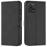 ZTE Blade V30 Vita Klapphülle in Schwarz mit Kartenfächern und Schutz