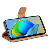 ZTE Blade V40 Pro Klapphülle in Schwarz mit Kartenfächern und Schutz