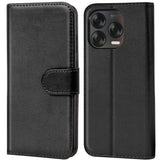 ZTE Blade V70 Vita Klapphülle in Schwarz mit Kartenfächern und Schutz