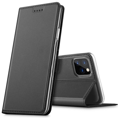 Magnetische Klapphülle für iPhone 11 Pro Max, schneller Zugriff