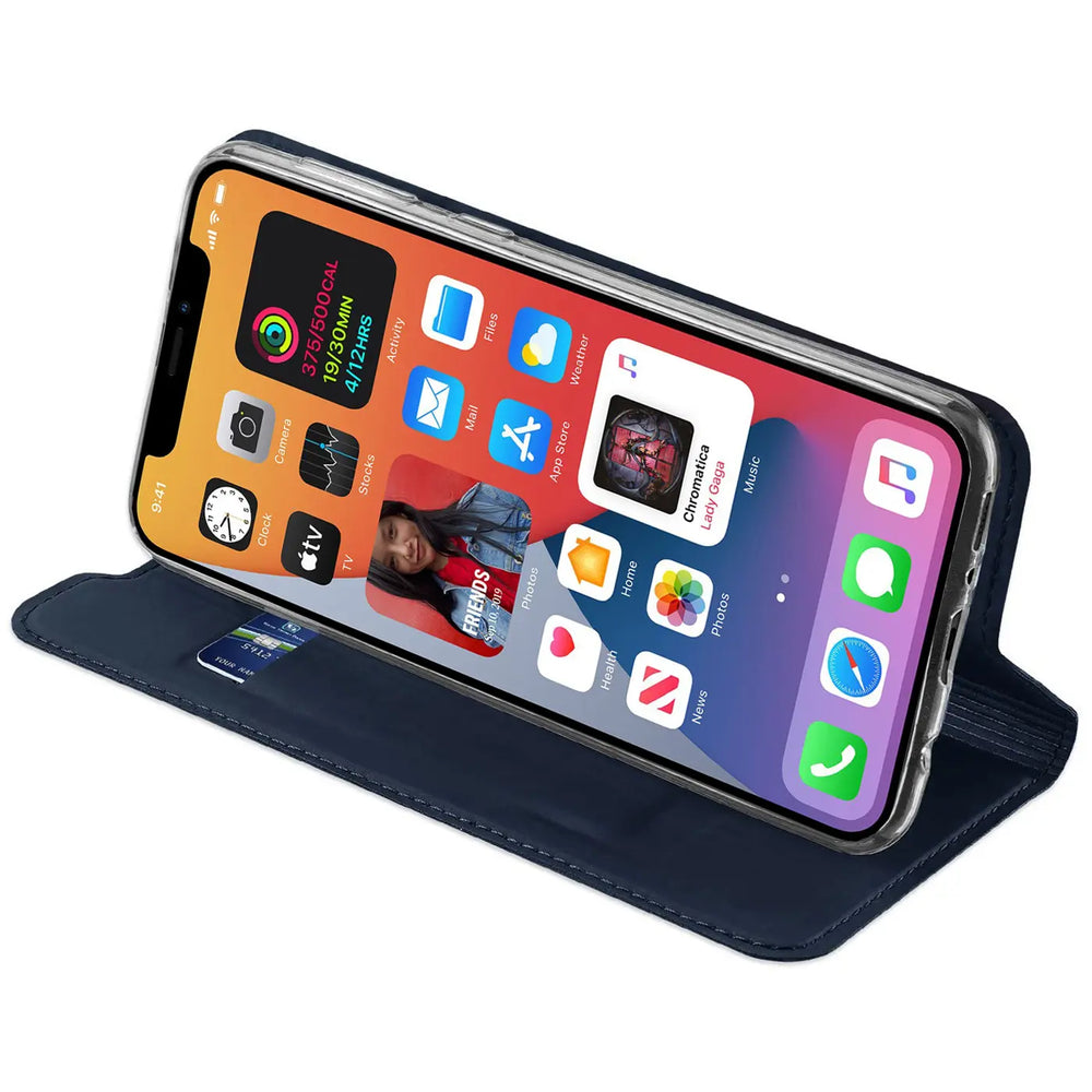 Magnetische Klapphülle für iPhone 12 / 12 Pro, schneller Zugriff