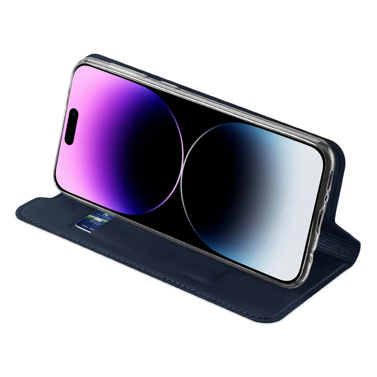 Magnetische Klapphülle für iPhone 15 Pro, schneller Zugriff