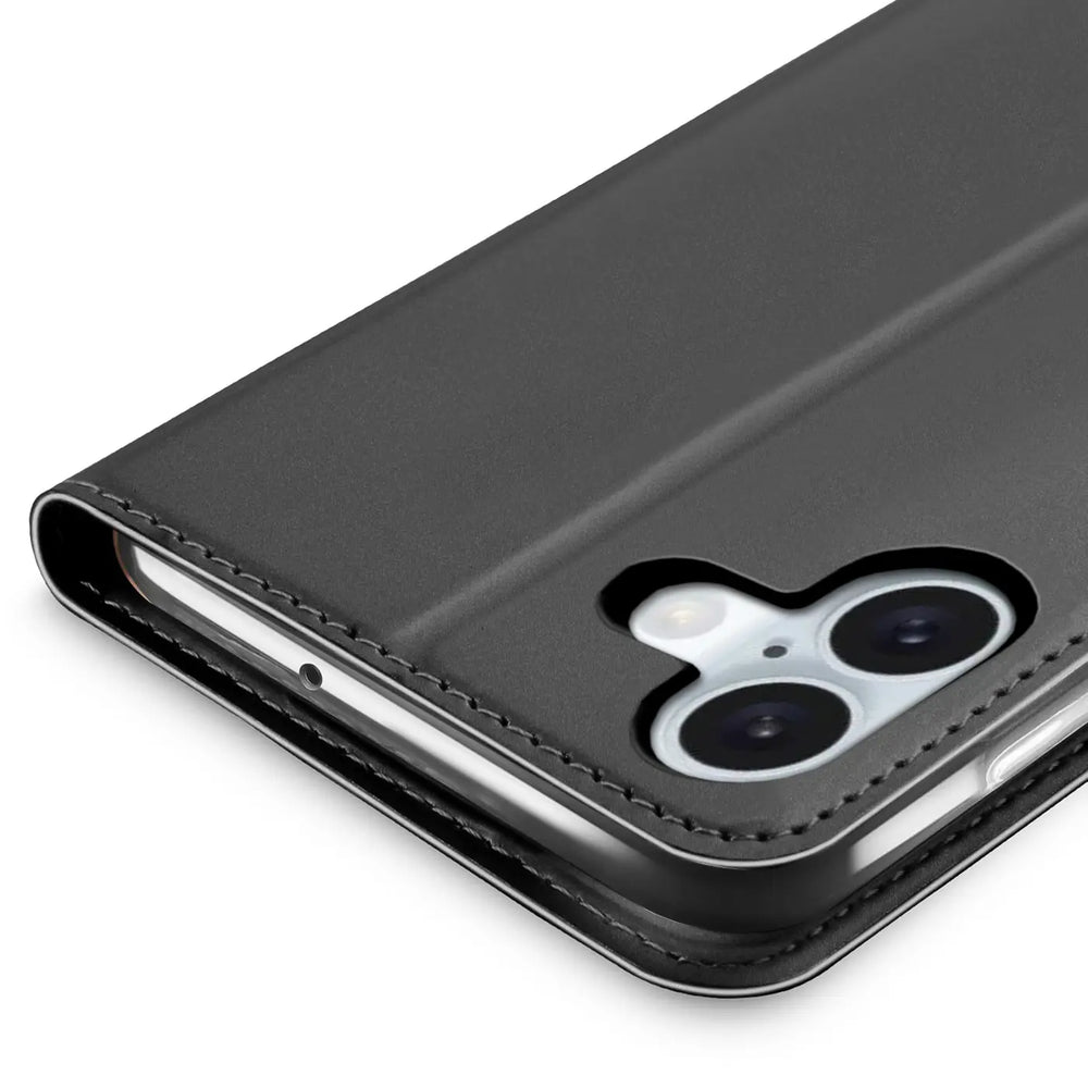 Magnetische Klapphülle für iPhone 16 Plus, schneller Zugriff