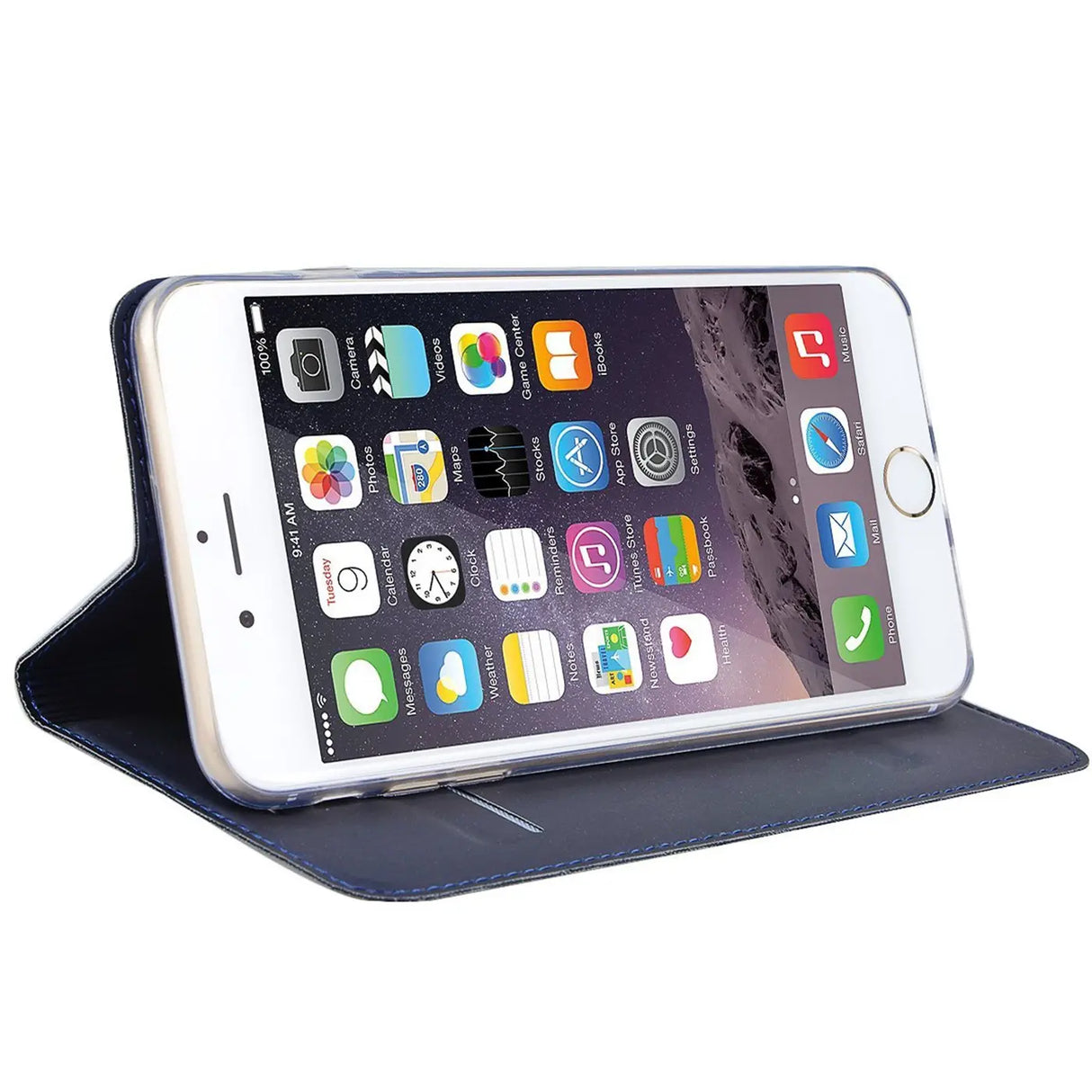 Magnetische Klapphülle für iPhone 7 Plus / 8 Plus, schneller Zugriff