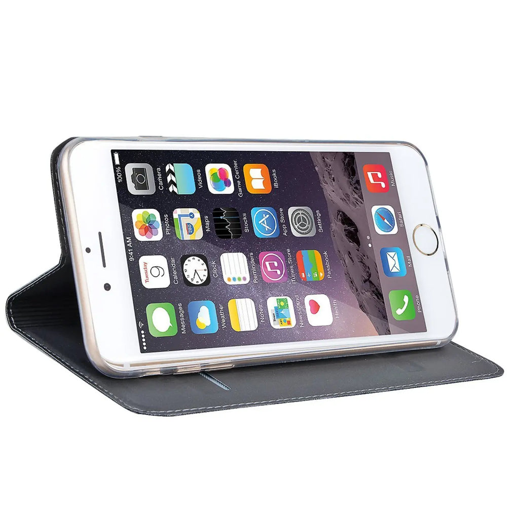 Magnetische Klapphülle für iPhone 7 Plus / 8 Plus, schneller Zugriff