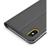 Magnetische Klapphülle für iPhone X / XS, schneller Zugriff