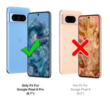 Magnetische Klapphülle für Google Pixel 8 Pro, schneller Zugriff