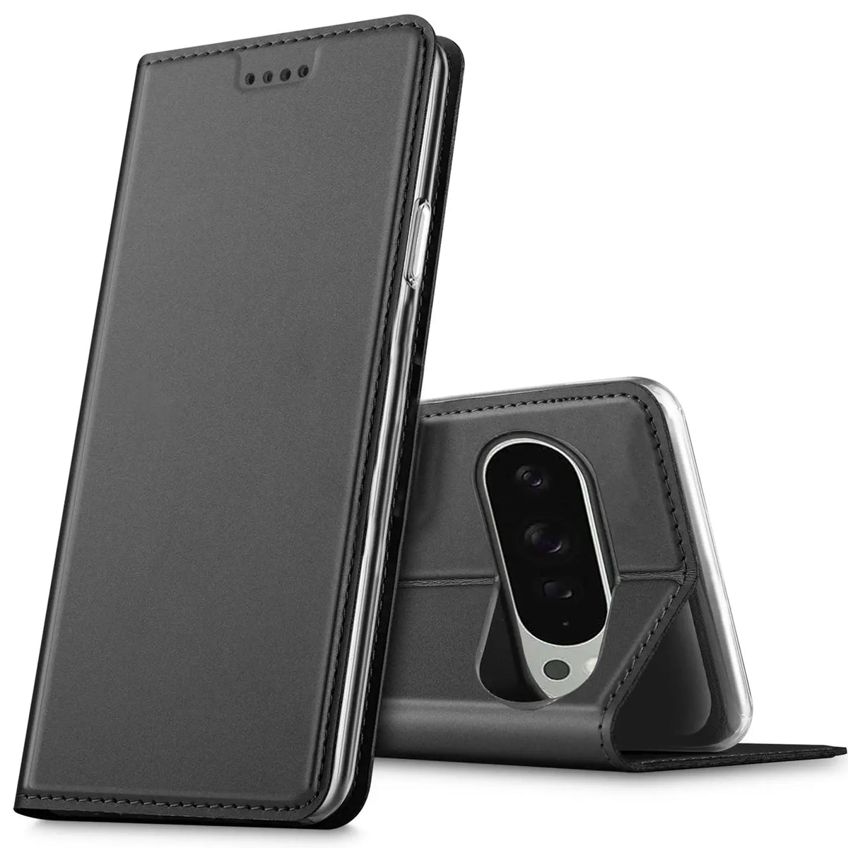 Magnetische Klapphülle für Google Pixel 9 Pro, schneller Zugriff