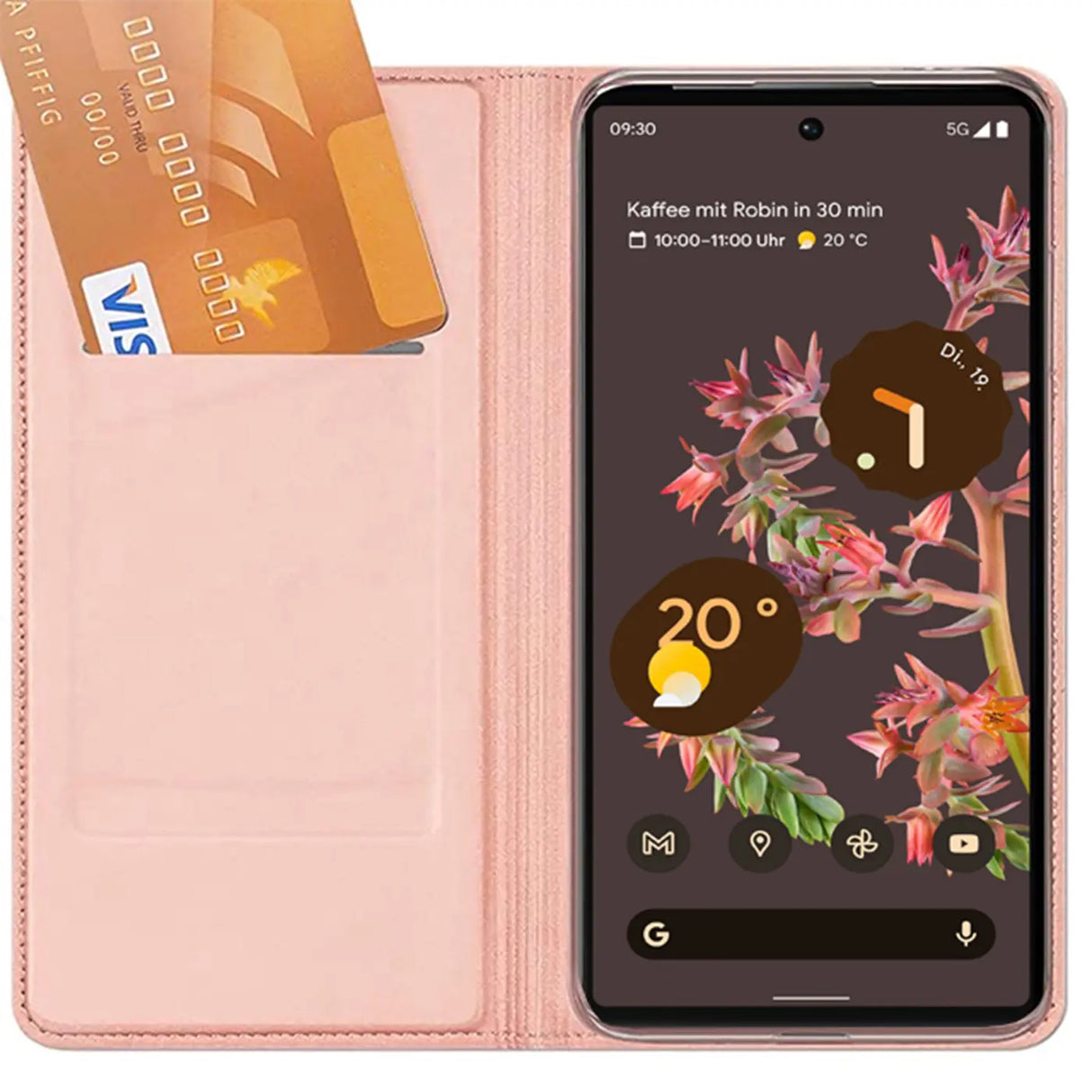 Magnetische Klapphülle für Google Pixel 9 Pro XL, schneller Zugriff