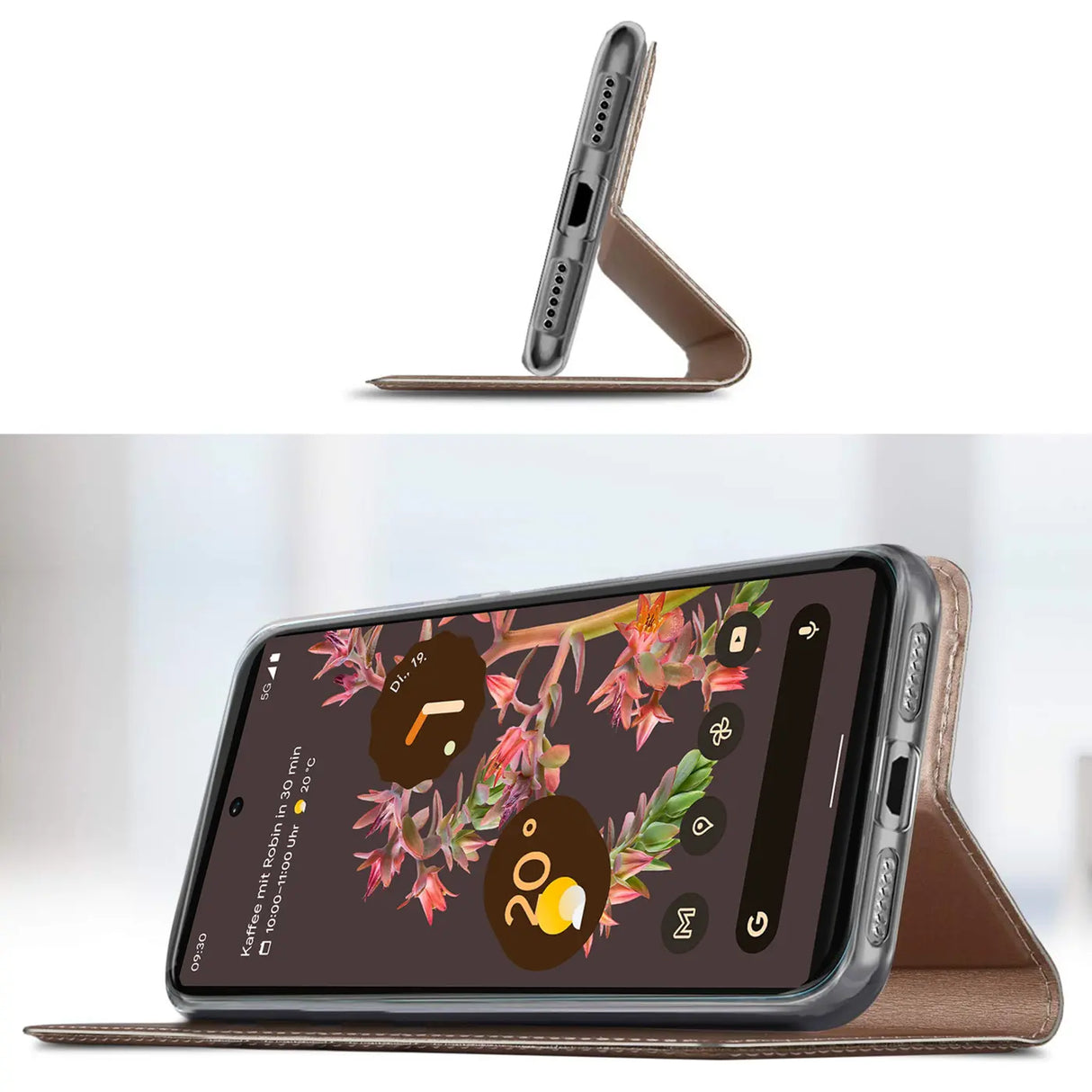 Magnetische Klapphülle für Google Pixel 9 Pro XL, schneller Zugriff