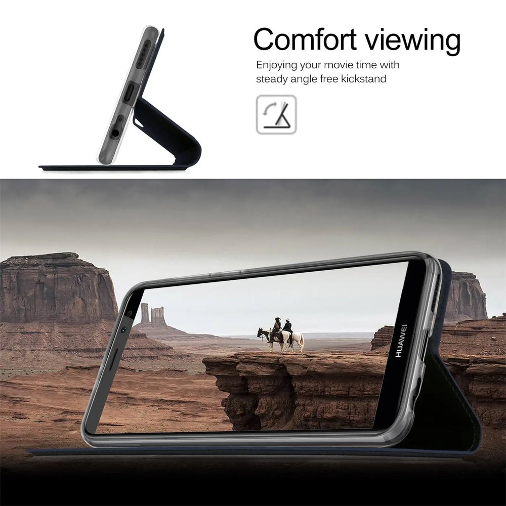 Magnetische Klapphülle für Huawei Mate 10 Lite, schneller Zugriff