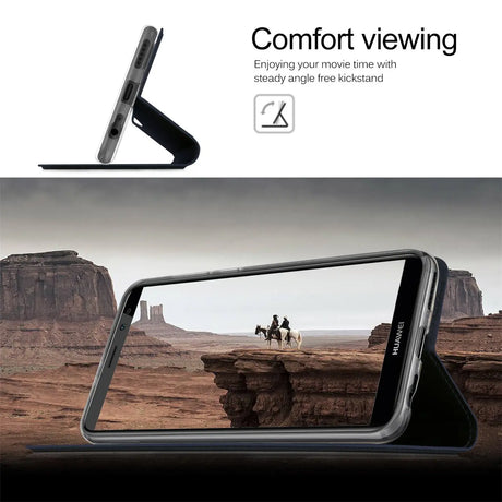Magnetische Klapphülle für Huawei Mate 10 Lite, schneller Zugriff