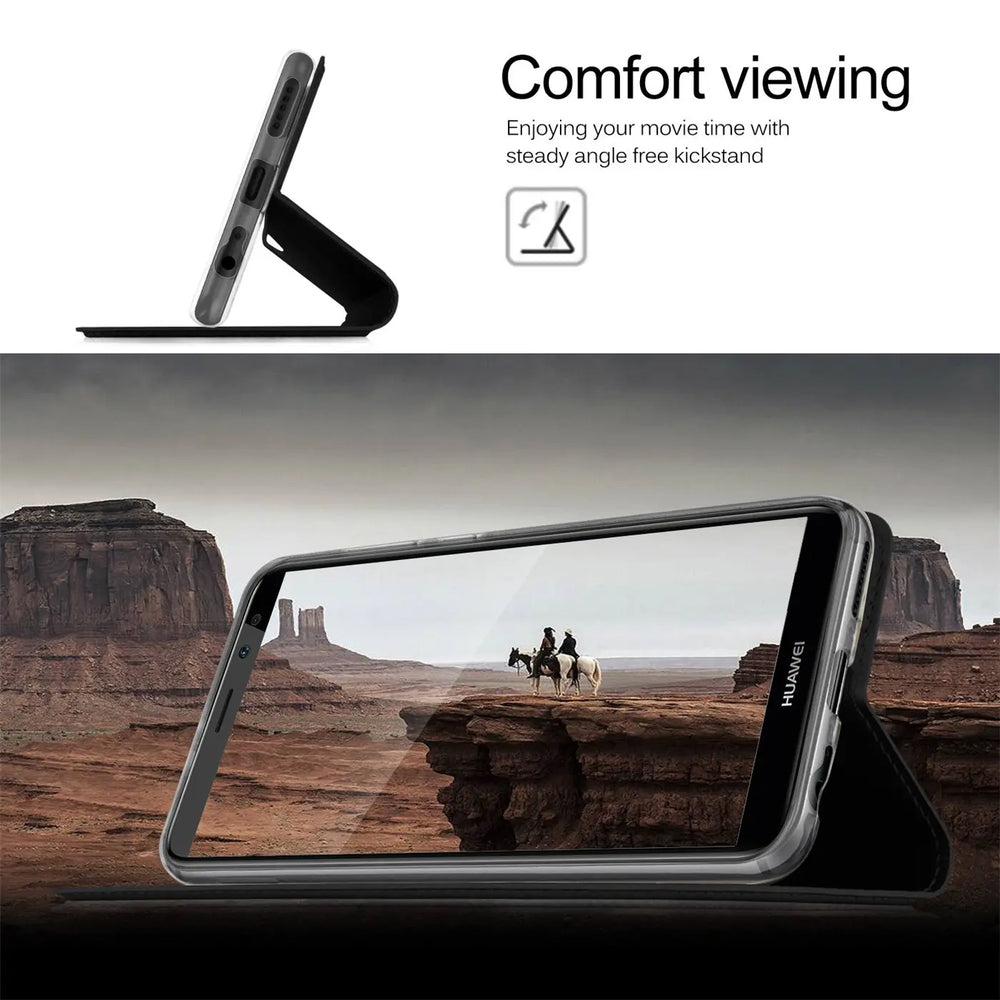 Magnetische Klapphülle für Huawei Mate 10 Lite, schneller Zugriff