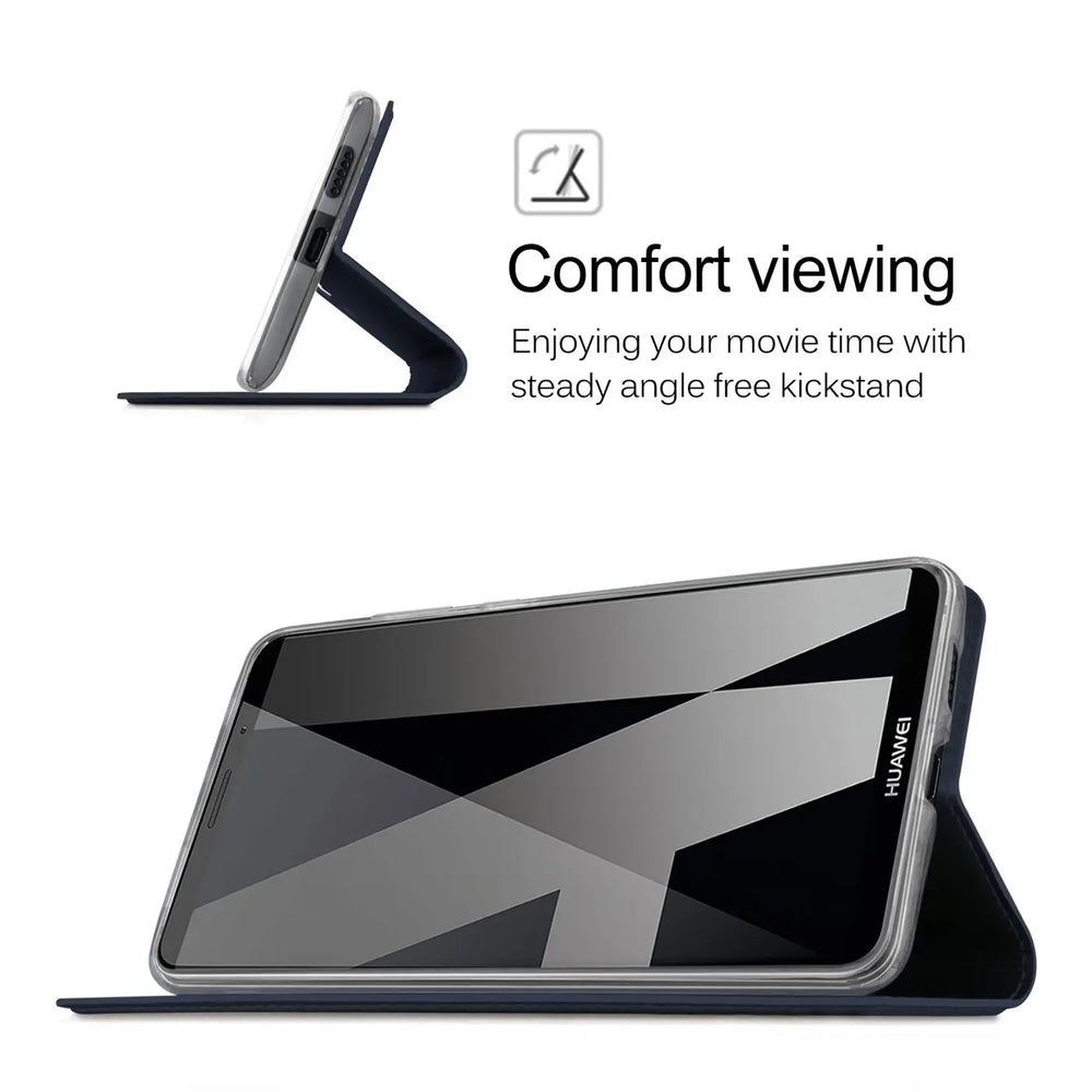 Magnetische Klapphülle für Huawei Mate 10 Pro, schneller Zugriff