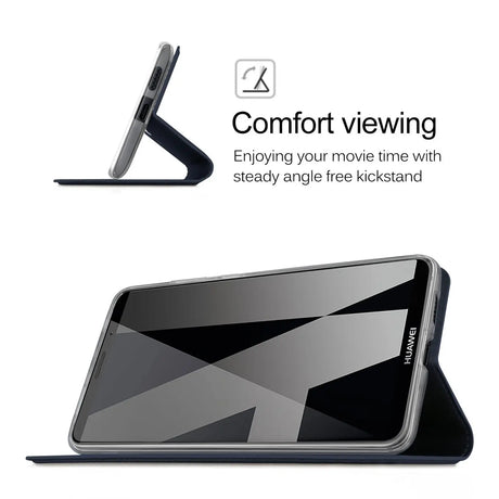 Magnetische Klapphülle für Huawei Mate 10 Pro, schneller Zugriff