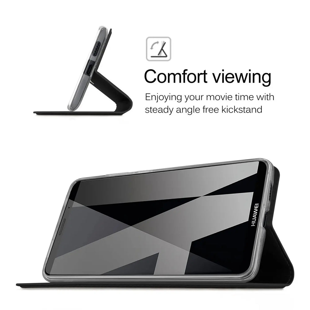 Magnetische Klapphülle für Huawei Mate 10 Pro, schneller Zugriff