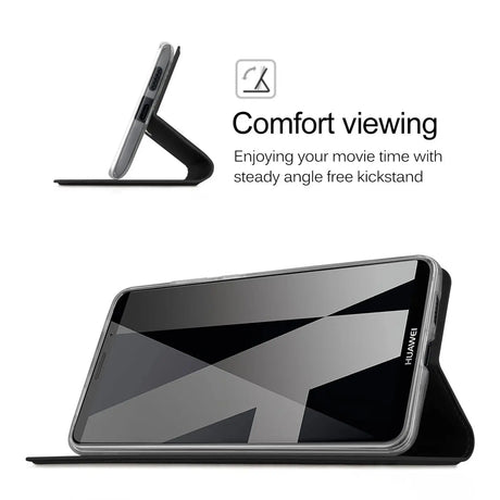 Magnetische Klapphülle für Huawei Mate 10 Pro, schneller Zugriff